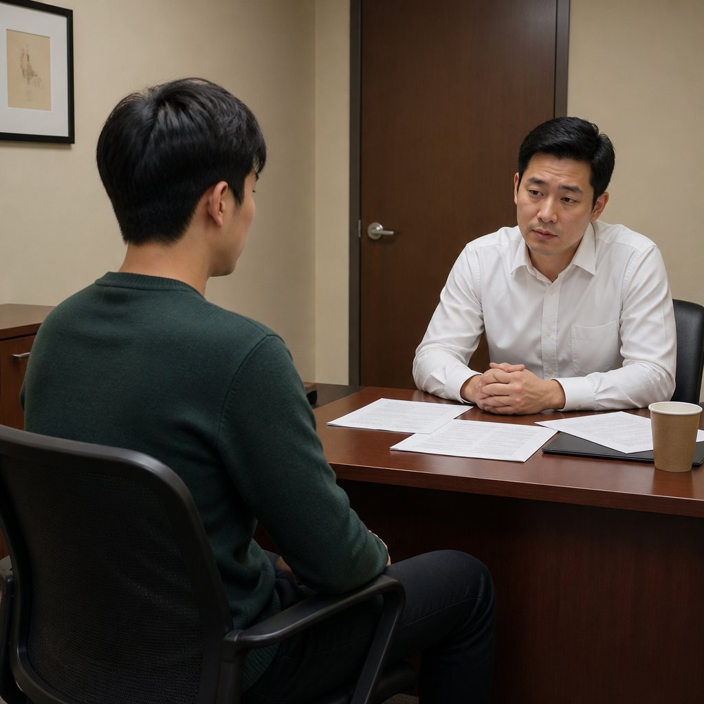 Man meets with BarkBarn manager who apologizes but asks to downplay incident.