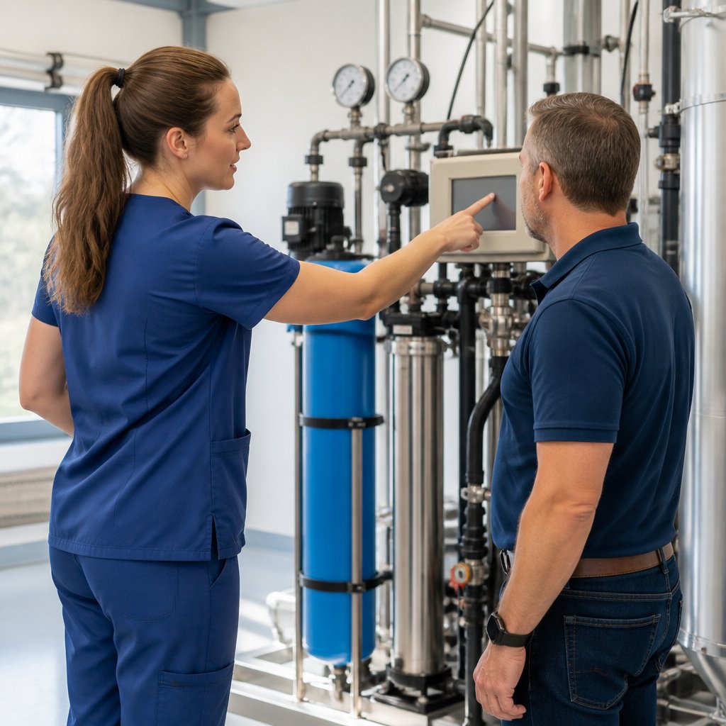 Nurse challenges vendor’s calibration validation, pointing out data unit mismatch.