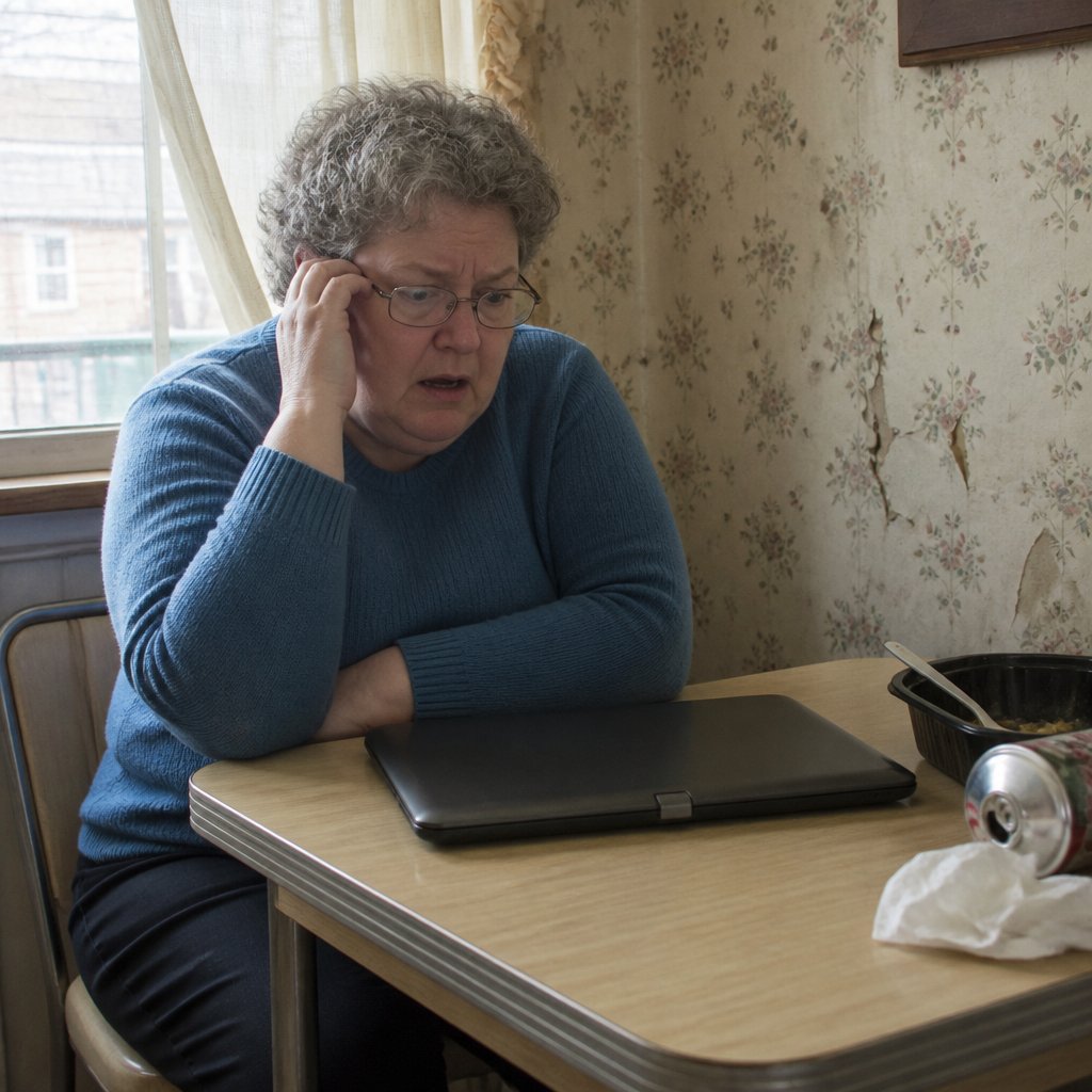Woman blocked from work laptop after security meeting