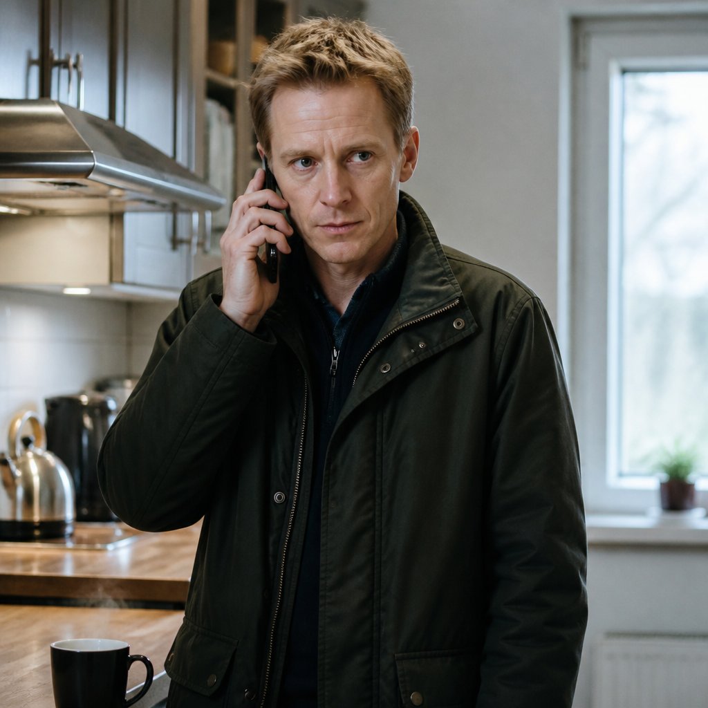 Man declining a written access agreement over phone call