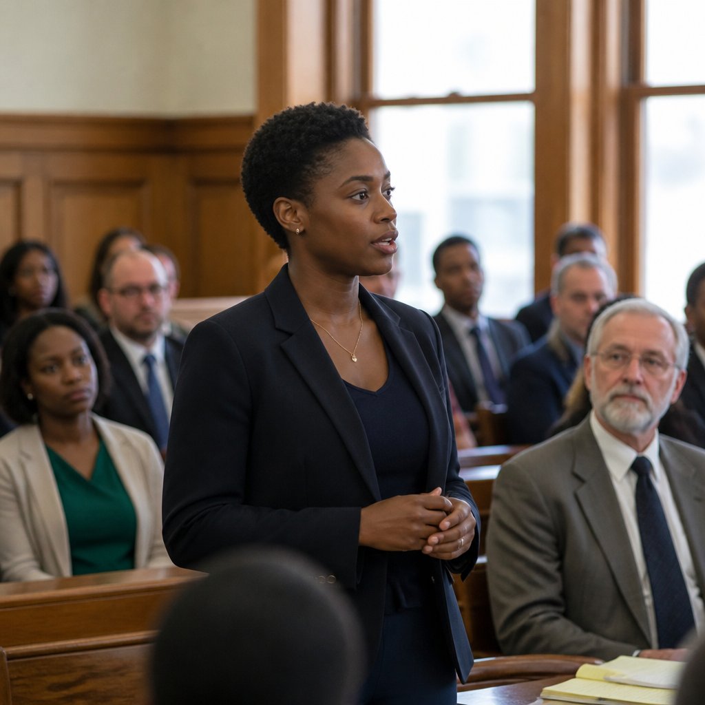 Courtroom filled with electric tension