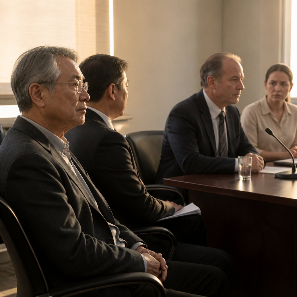 Depositions reveal HR labeling older East Asian man a risk and unauthorized data access.